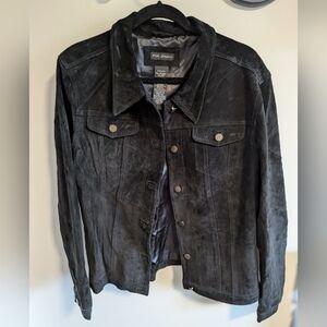 Vintage suede leather jacket